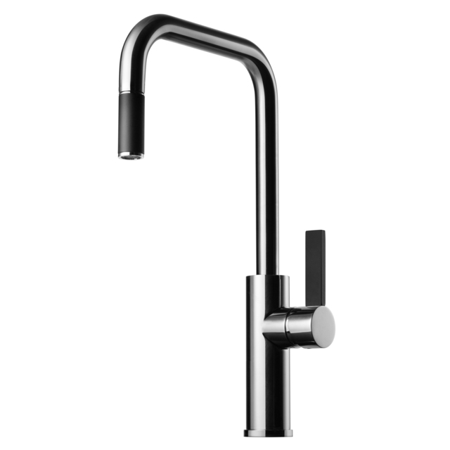 KÖKSBLANDARE ARM985 UTDRAGBAR PIP KROM/SVART | Beijerbygg Byggmaterial KÖKSBLANDARE ARM985 UTDRAGBAR PIP KROM/SVART | Beijerbygg Byggmaterial